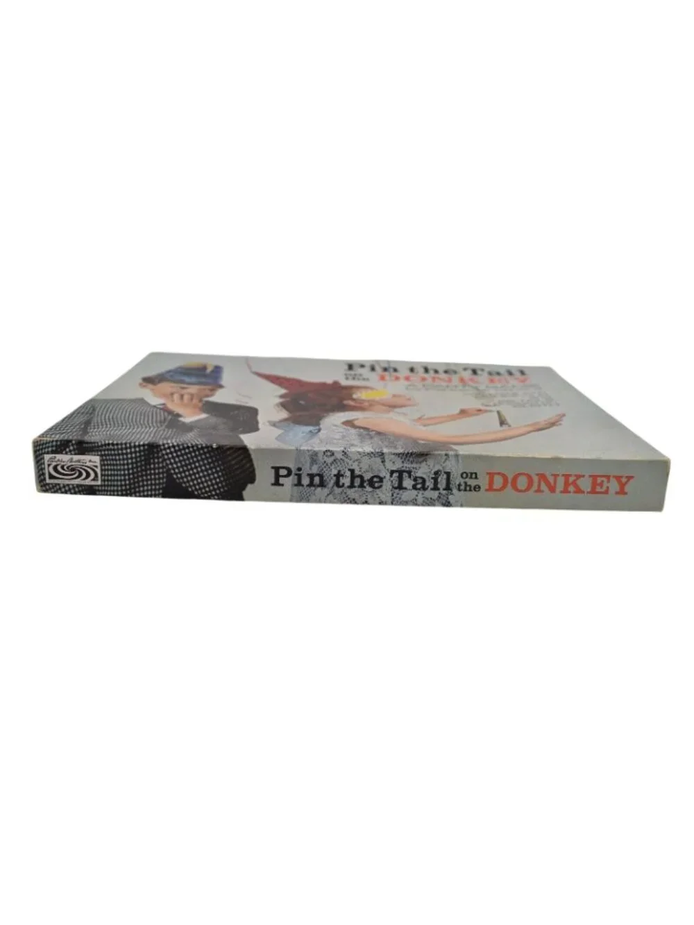 Vintage 1960s Pin The tail On the Donkey Game - Old Games, Kid's Party Game- Chi